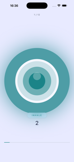 Breathing player with orb